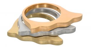 טבעת טריו זהב וכסף 460 ש"ח. צילום: סטודי קאשי